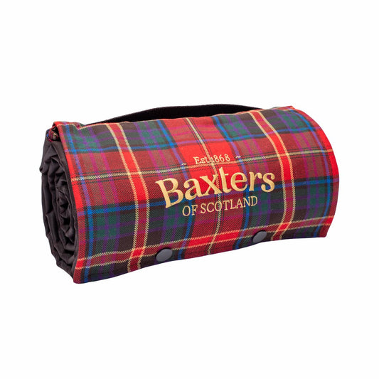 Baxters Picnic Blanket Rolled Up