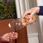 Baxters Fudge being poured out of the bag