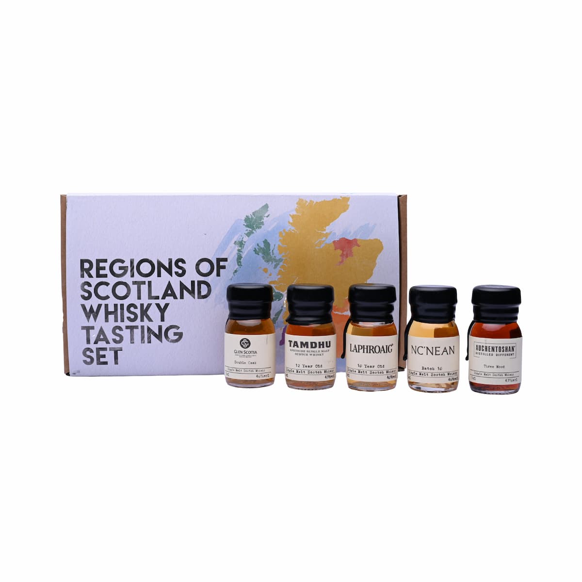 DRINKS BY THE DRAM Regions of Scotland Whisky Tasting Set