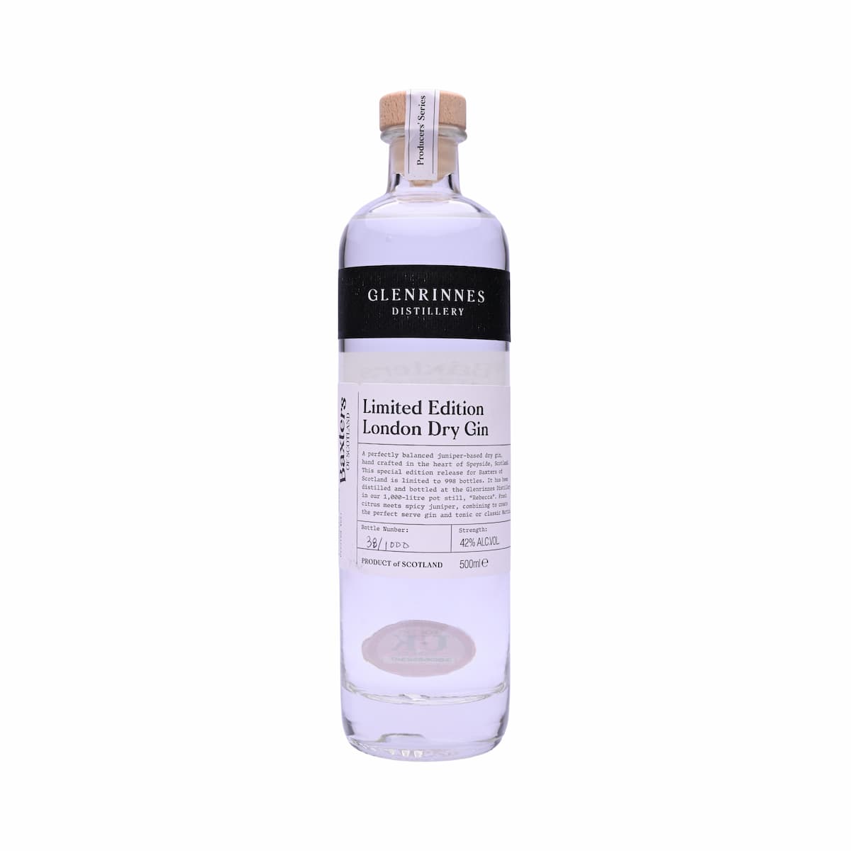 GLENRINNES DISTILLERY Limited Edition London Dry Gin