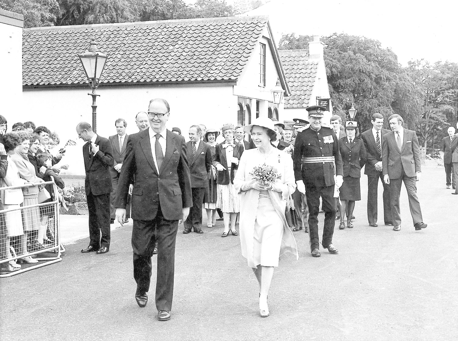 Gordon Baxter and Her Majesty Queen Elizabeth II