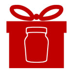 Jar on a Red Gift Box
