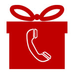 Phone on a Red Gift Box