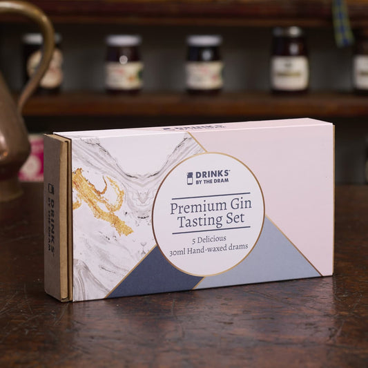 Drinks by the Dram Premium Gin Tasting Set on a table